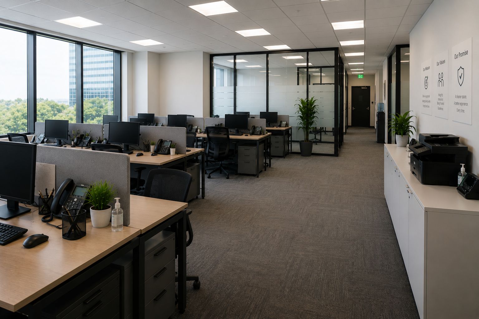 Commercial cleaning